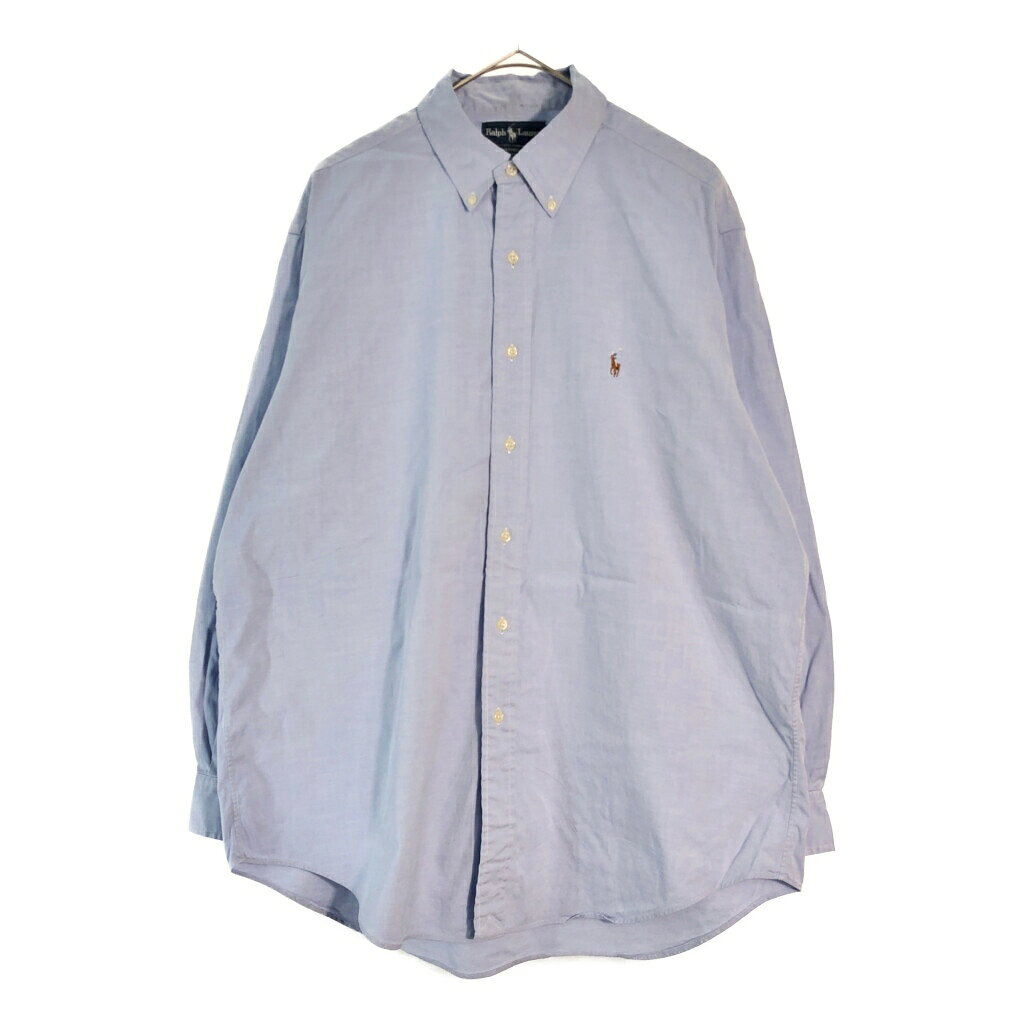 90年代 Polo by Ralph Lauren ポロ ラルフローレン YARMOUTH ボタンダウン 長袖シ...