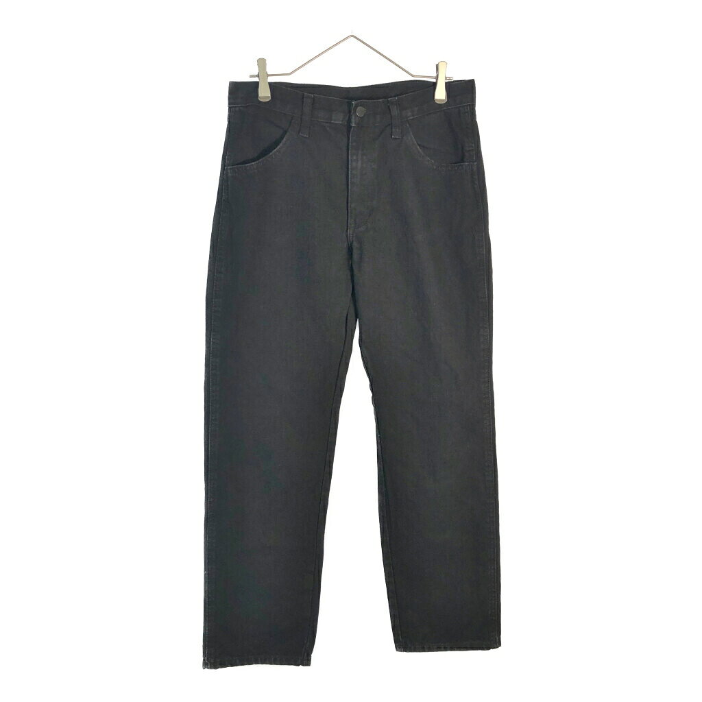 RUSTLER ラスラー デニムパンツ ブラック(メンズ W32 L32)中古 古着 X6592