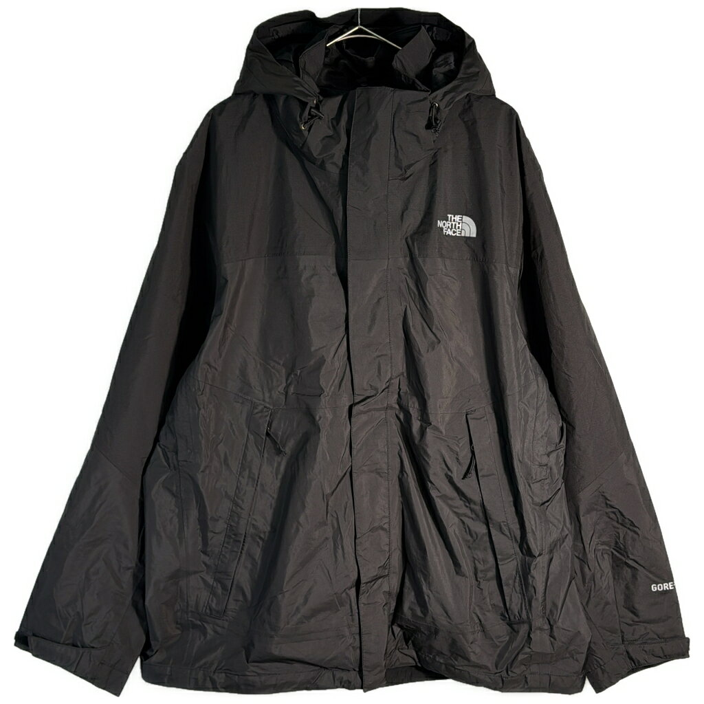 樂天商城 - THE NORTH FACE ノースフェイス GORE-TEX マウンテンパーカー アウトドア ブラック(メンズ XL)中古 古着 X6977