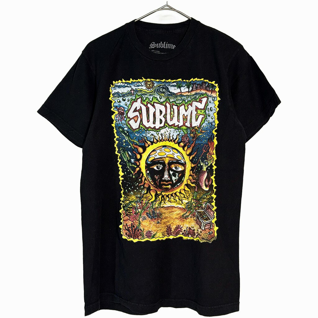 樂天商城 - SUBLIME サブライム 半袖Tシャツ バンド ブラック(メンズ M)中古 古着 X7658