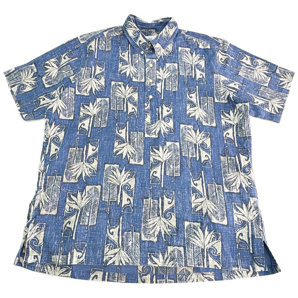 Other - 90年代 reyn spooner レインスプーナー ボタンダウン ハワイアンシャツ 総柄 マルチカラー(メンズ XL)中古 古着 X8467