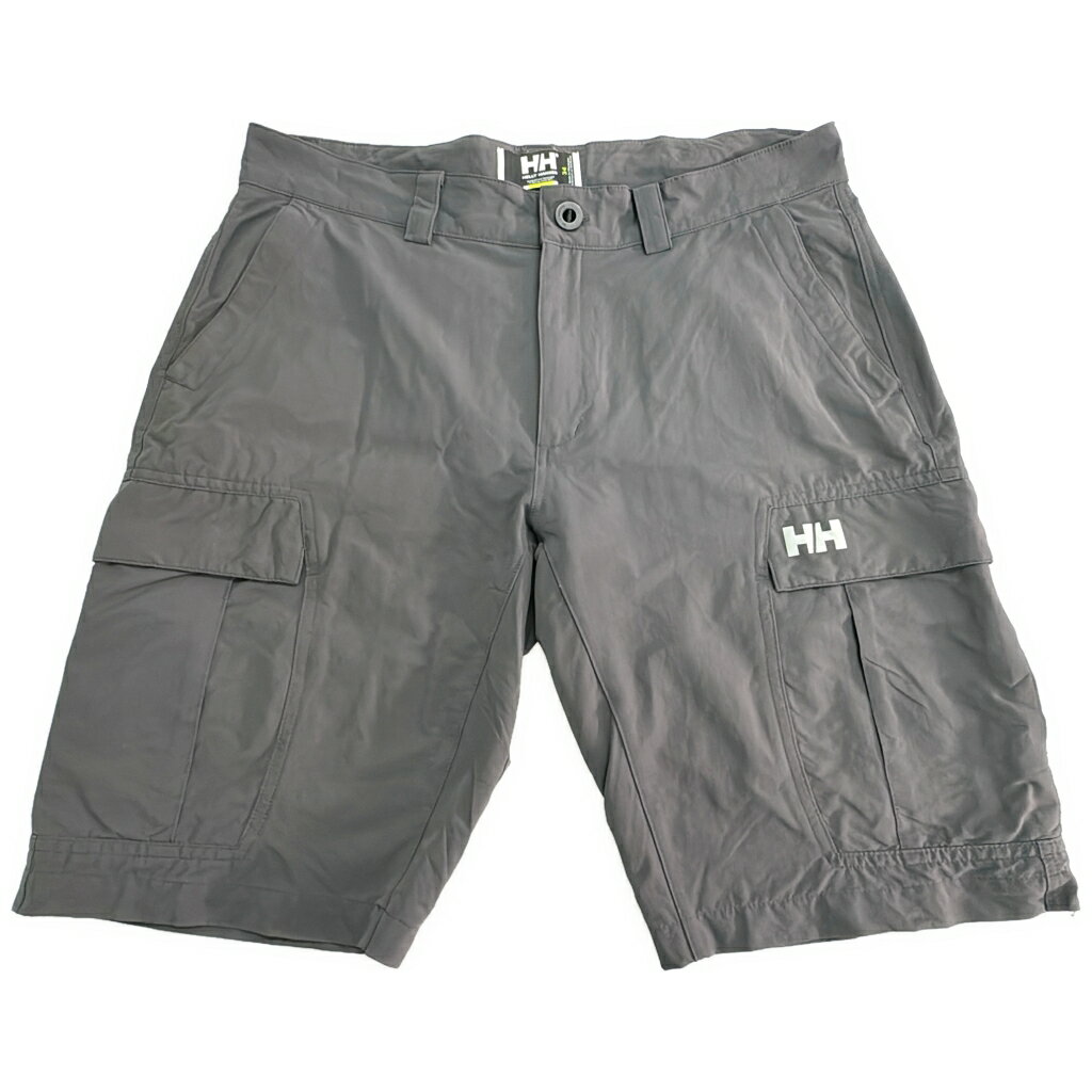 Rakuten - HELLY HANSEN ヘリーハンセン カーゴショートパンツ アウトドア グレー(メンズ W34)中古 古着 X8553