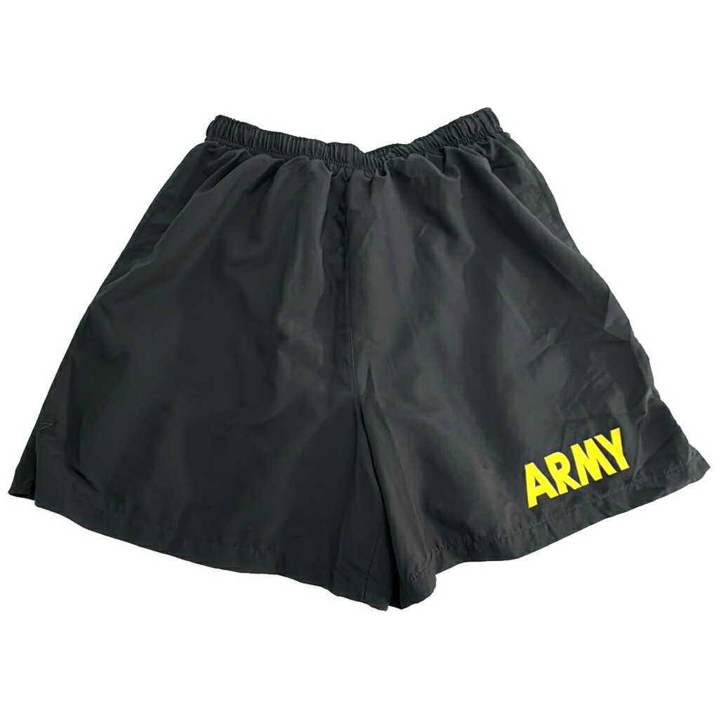 樂天商城 - 米軍実物 U.S.ARMY APFU トレーニングショートパンツ ミリタリー ブラック(メンズ SMALL)中古 古着 X8568