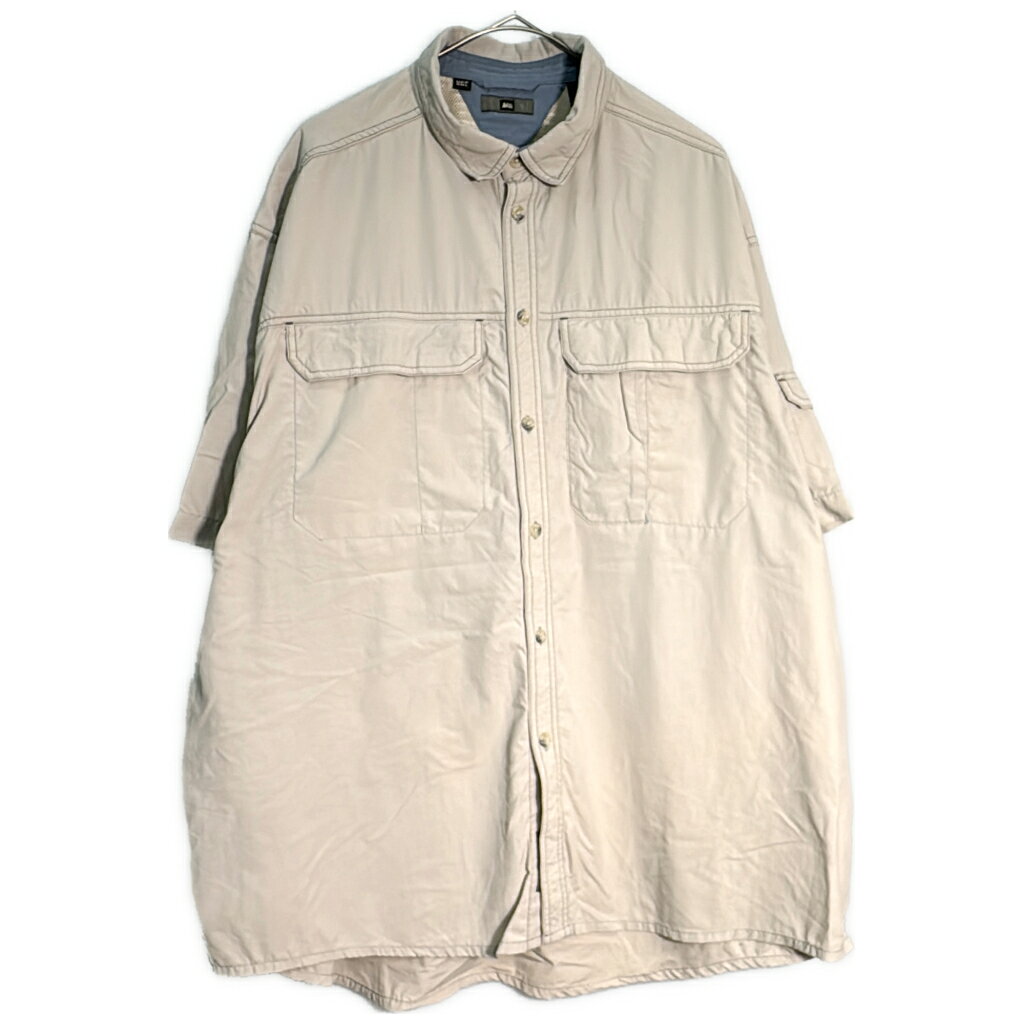 REI / アール・イー・アイ フィッシングシャツ アウトドア アイボリー (メンズ XL) 中古 古着 Y0450