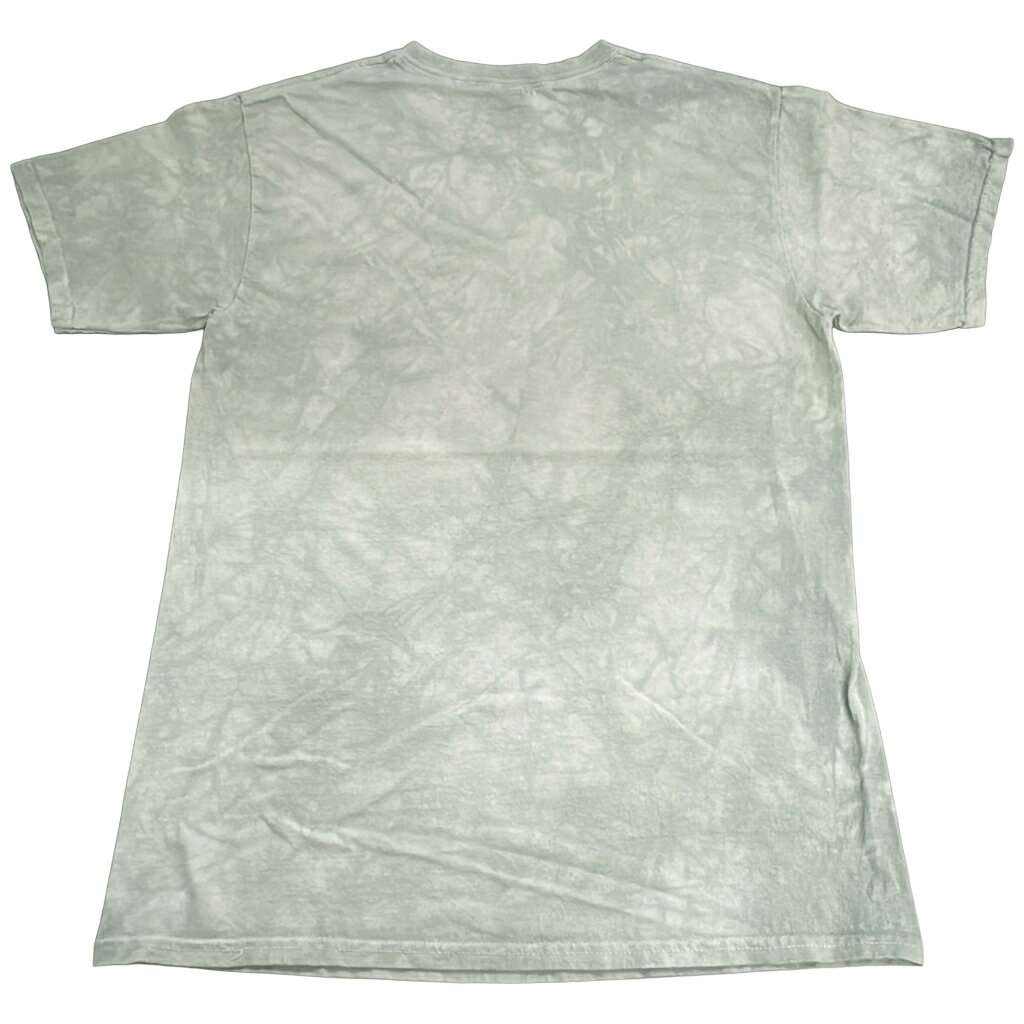 THE MOUNTAIN ザ マウンテン アニマルプリント ネコTシャツ タイダイ ライトグリーン(メンズ M)中古 古着 Y0932 2
