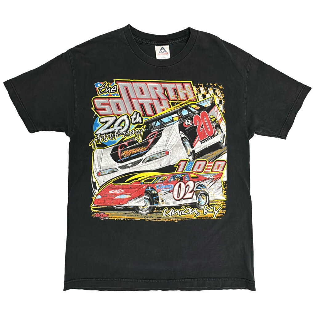 Camiseta The North South 20th Anniversary Racing 00s Negro (Hombre L) Ropa Usada Usada Y1333