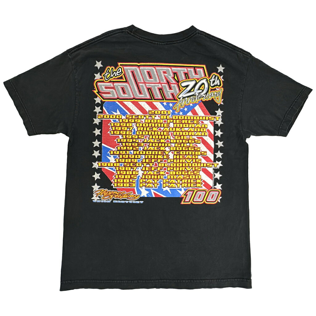 00年代 The North South 20th Anniversary レーシングTシャツ ブラック(メンズ L)中古 古着 Y1333 — vista 2