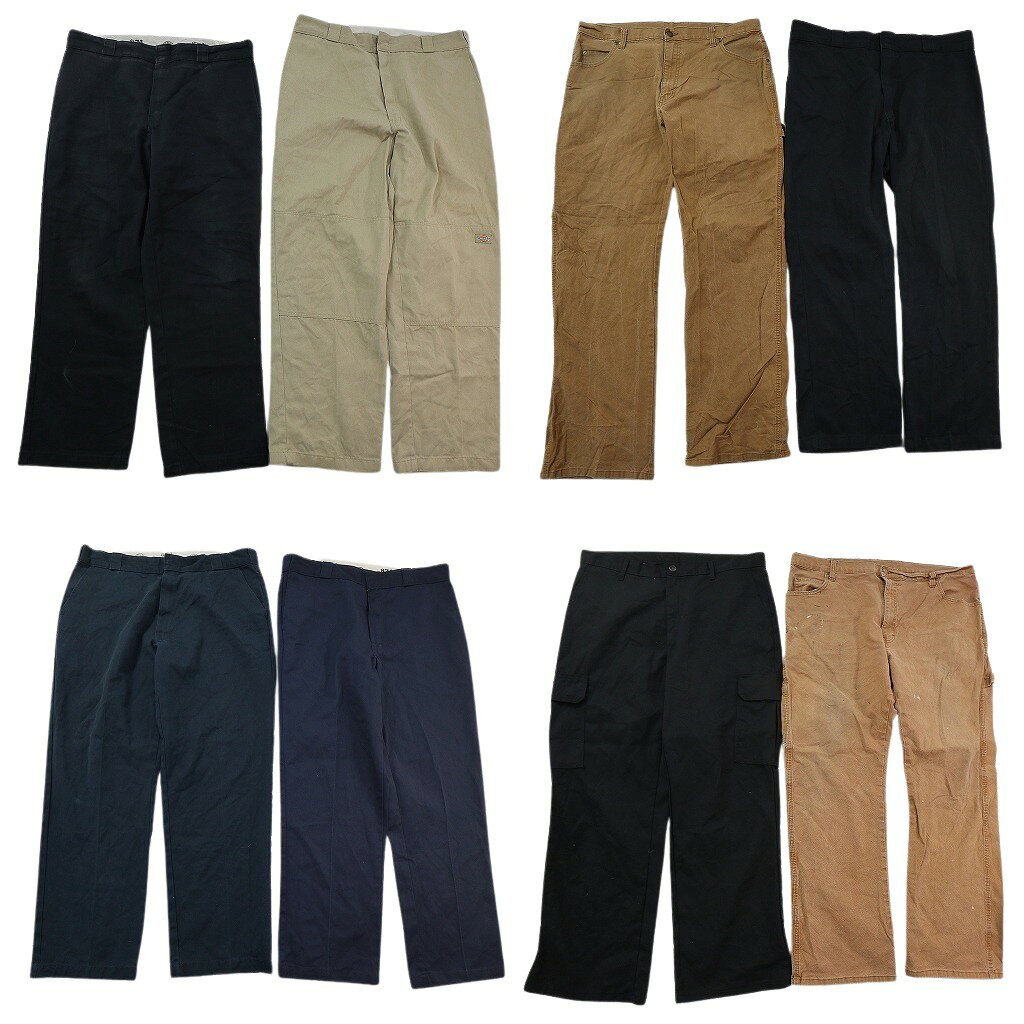 樂天商城 - 古着卸 まとめ売り ディッキーズ パンツ MIX 8枚セット ( メンズ 38 ) ペインティング ワーク カーゴ 874 中古 古着 NE9178