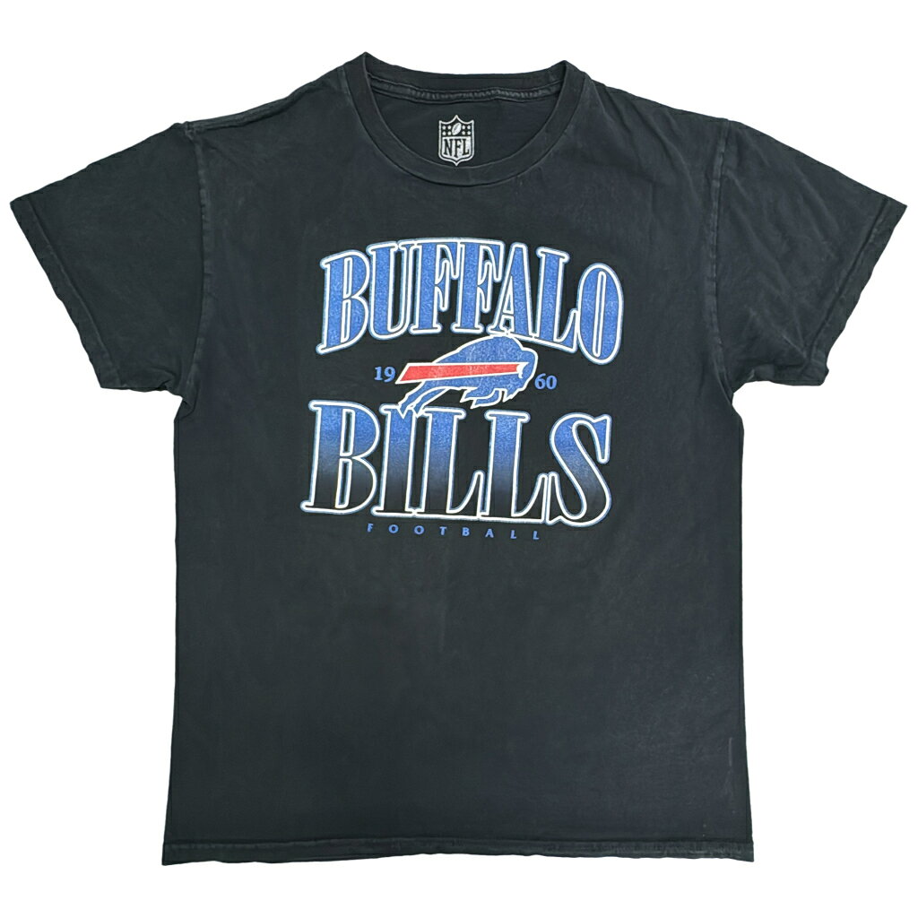 乐天商城 - NFL バッファロー・ビルズ 半袖Tシャツ プロチーム アメフト ブラック(メンズ M)中古 古着 Y3375