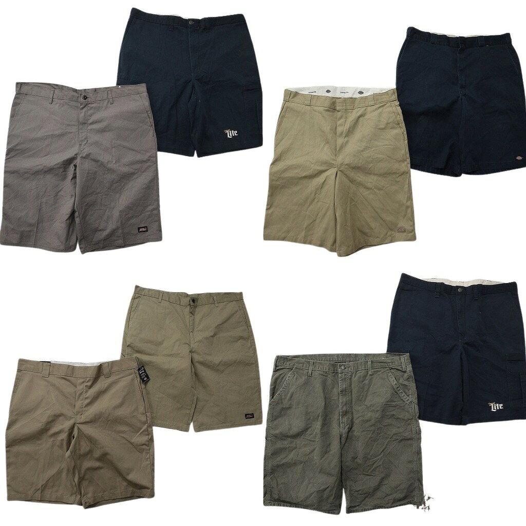 樂天商城 - 古着卸 まとめ売り ディッキーズ ショートパンツ 8枚セット ( メンズ 42 ) 企業 ミラーライト デッドストック ルーズフィット 中古 NF0745