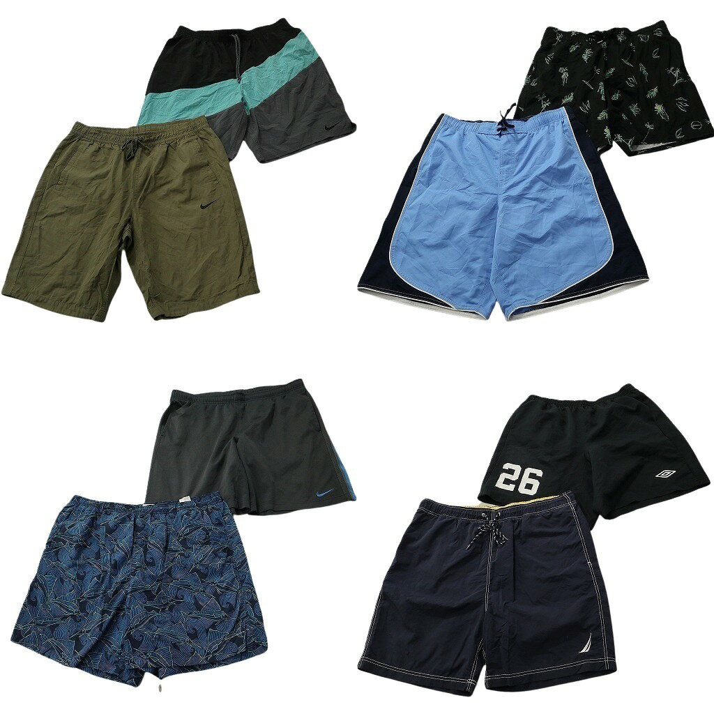樂天商城 - 古着卸 まとめ売り ブランド ショートパンツ 8枚セット ( メンズ XL ) ナイキ アンブロ コロンビア オニール 中古 古着 NF0927