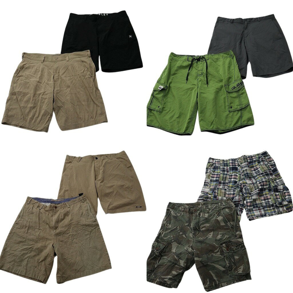 下裝 - 古着卸 まとめ売り ブランドMIX ショートパンツ 8枚セット ( メンズ 38 ) オールドネイビー ノーティカ エディーバウアー 中古 古着 NF1050