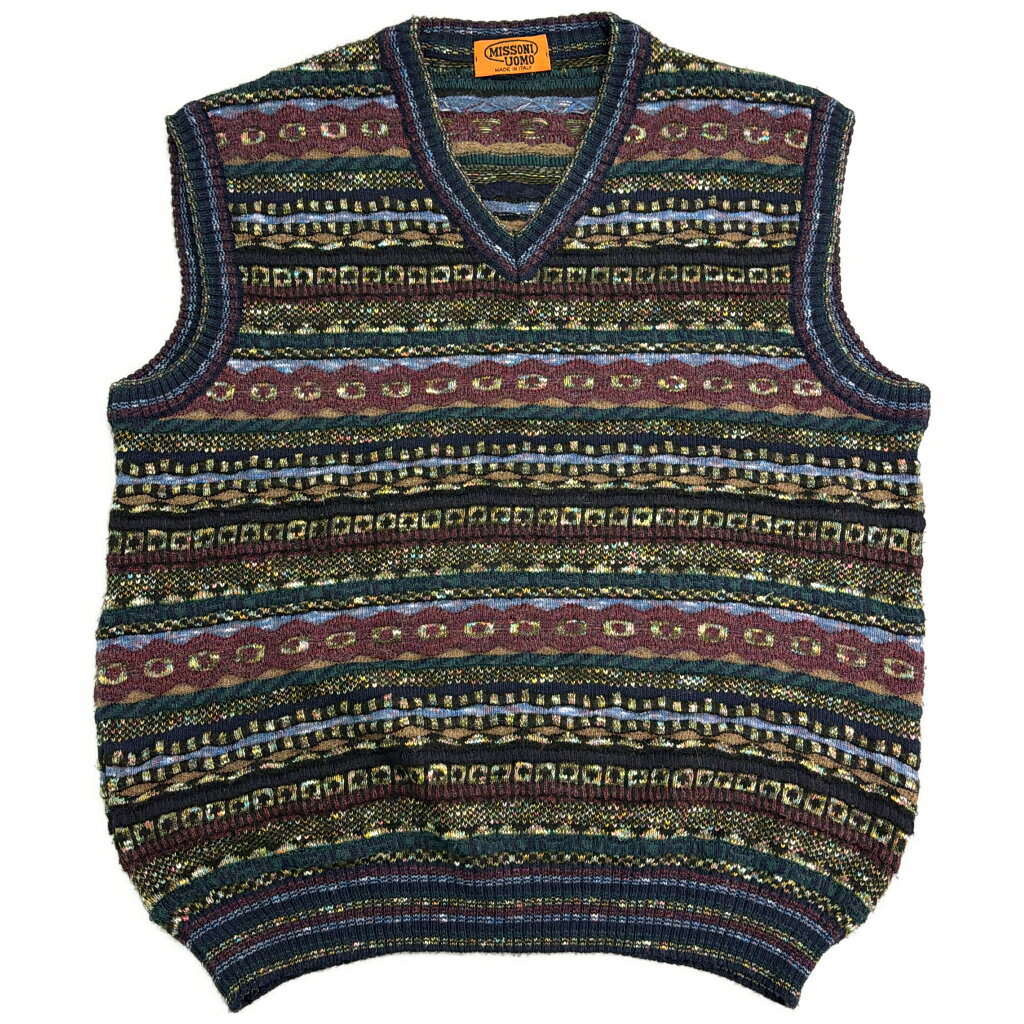 【新品・未使用】ミッソーニ MISSONI ニットポロシャツ マルチカラー 楽天市場】MISSONI（メンズファッション）の通販