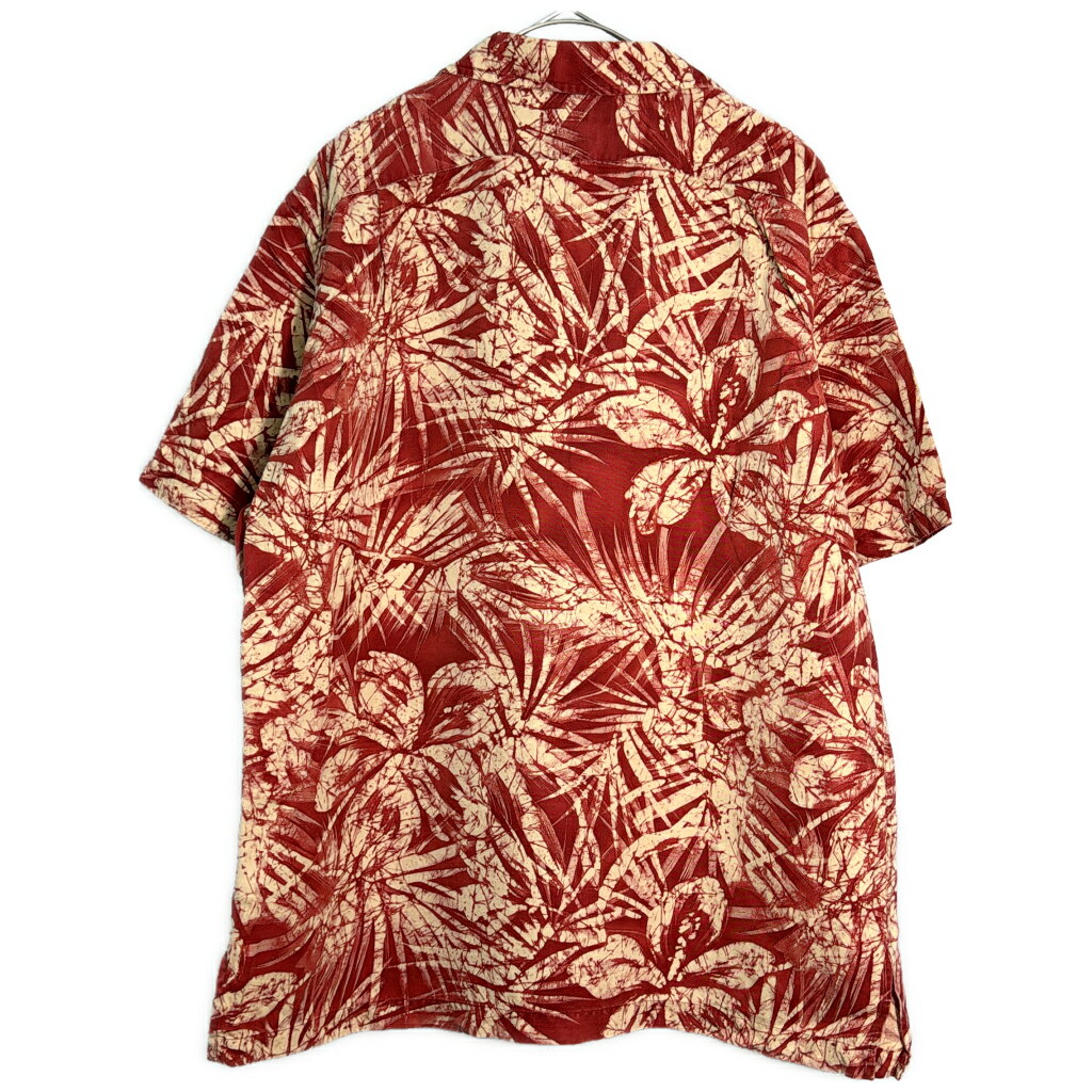 Polo by Ralph Lauren ポロ ラルフローレン CLAYTON シルクリネンシャツ 花柄 レッド(メンズ L)中古 古着 Y5594 heb-webstore-10249332 YAMAHISA USEDCLOTHINGSHOP サンプル画像2