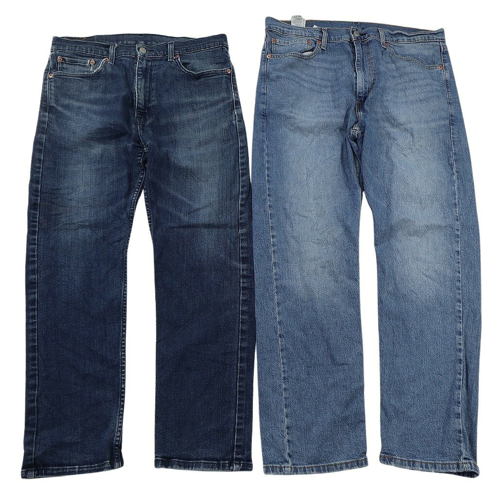 YAMAHISA USEDCLOTHINGSHOPの古着卸 まとめ売り リーバイス 505 デニムパンツ 8枚セット ( メンズ 36 ) テーパード　ジッパーフライ 中古 古着 NF4116｜アングル2