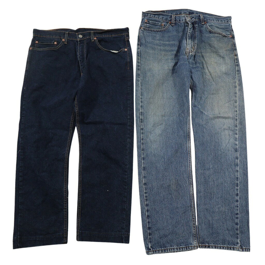 YAMAHISA USEDCLOTHINGSHOPの古着卸 まとめ売り リーバイス 505 デニムパンツ 8枚セット ( メンズ 36 ) テーパード　ジッパーフライ 中古 古着 NF4116｜アングル3