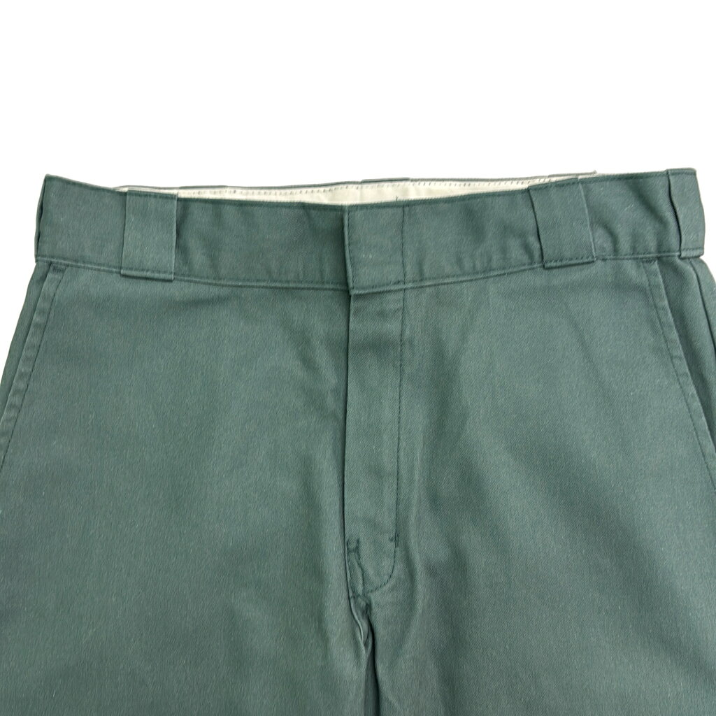 YAMAHISA USEDCLOTHINGSHOPのDickies ディッキーズ 874 ワークパンツ グリーン(メンズ W31 L32)中古 古着 Y6285｜アングル3