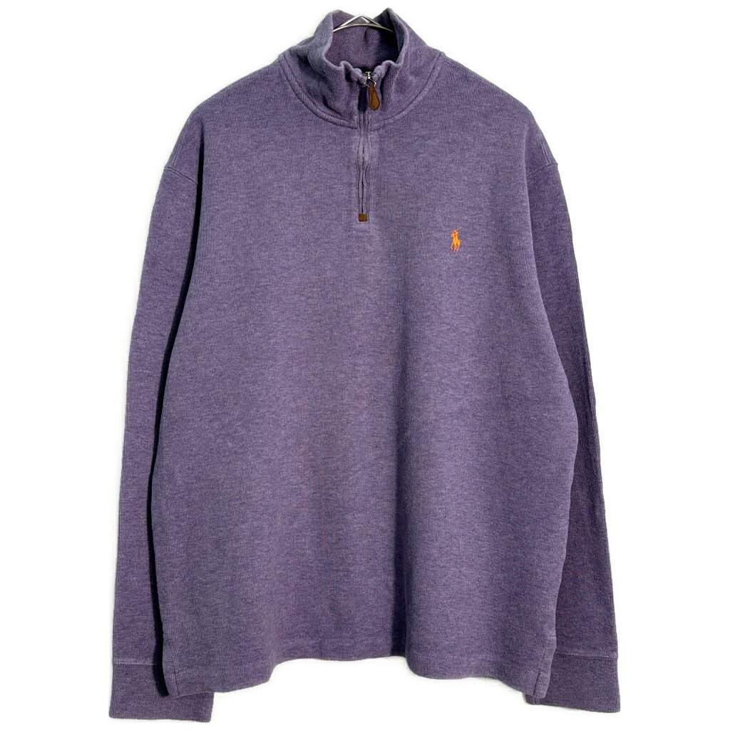 美品☆RALPH LAUREN☆希少！パープルライン ニット薄手長袖 イギリス製