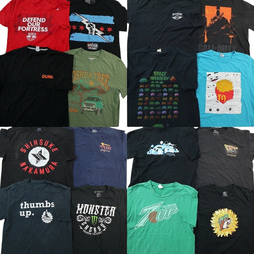古着卸 まとめ売り 企業 Tシャツ 16枚セット ( メンズ Ｍ/Ｌ ) 7uP Red Bull スペースインベーダー MINI 中古 古着 NF6730 楽天市場】taito スペースインベーダー（Tシャツ・カットソー
