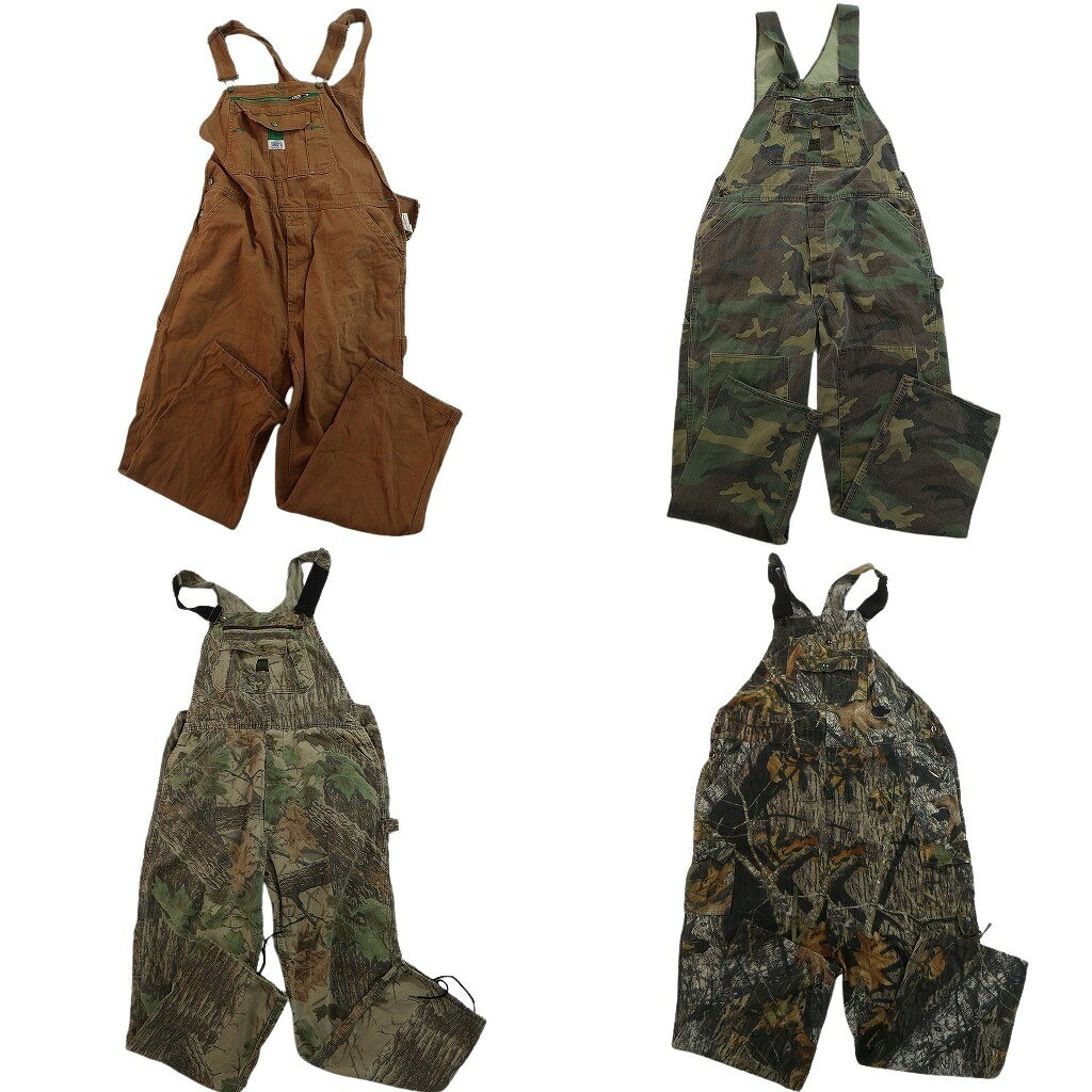 90s Carharttリアルツリー カモ オーバーオール 美品 W32×L30 カーハート リアルツリーカモ オーバーオール ビブパンツ 迷彩