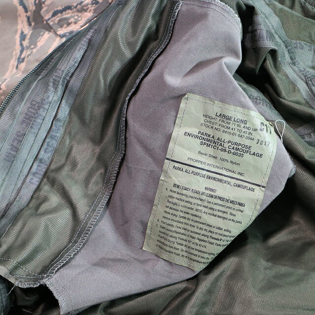 【中古】 00s 米軍実物 U.S.ARMY USAF APEC GORE-TEX パーカー ジャケット ミリタリー ゴアテックス GTX(LARGE-LONG) k9370