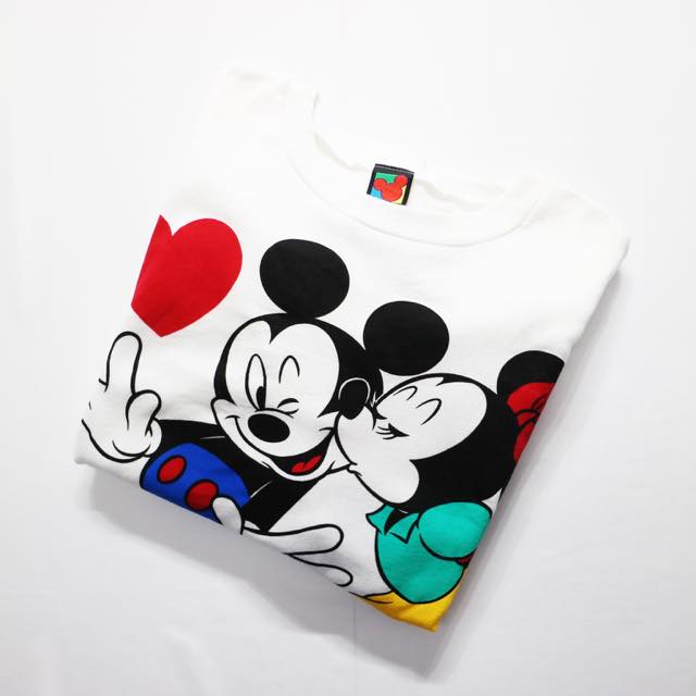 fbhXgbN 90s USA MICKEY UNLIMITED Disney ~bL[ ~j[ XEFbg Vc LN^[ fBYj[(2X)m0463