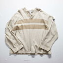 90s Calvin Klein Jeans コットン ボーダー L/S Tシャツ CK カルバンクライン(XL)m1978