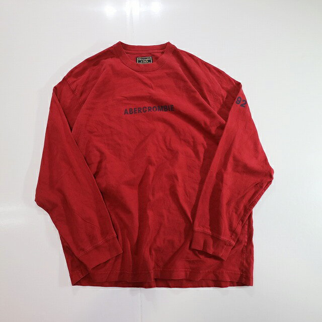 アバクロンビー&フィッチ Tシャツ メンズ 90s Abercrombie&Fiteh コットン L/S Tシャツ アバクロ ロンT(XL) k2877