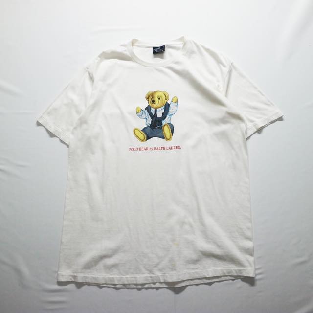 90s USA Polo by Ralph Lauren |xA TVc t[ Polo Bear(M)m6027