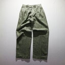 楽天YAMAHISA USEDCLOTHINGSHOP90s USA製 Step In リネン 3タック スラックス パンツ（32） l2153