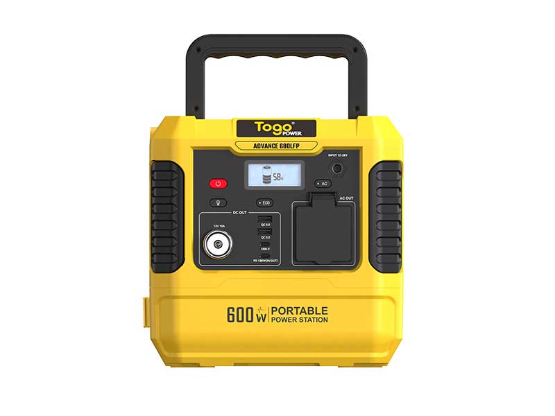 ポータブル電源 大容量 キャンプ 600W 最大瞬間出力1200W リン酸鉄 リチウムイオン ソーラーパネル 防災 推奨 アウトドア 災害 停電 スマートフォン AC DC USB-A USB-C PD LED パススルー コンパクト 長寿命 Togo Power コンピューケース AD680LFP hecmarket-10000063 HEC MARKET 楽天市場店 サンプル画像3