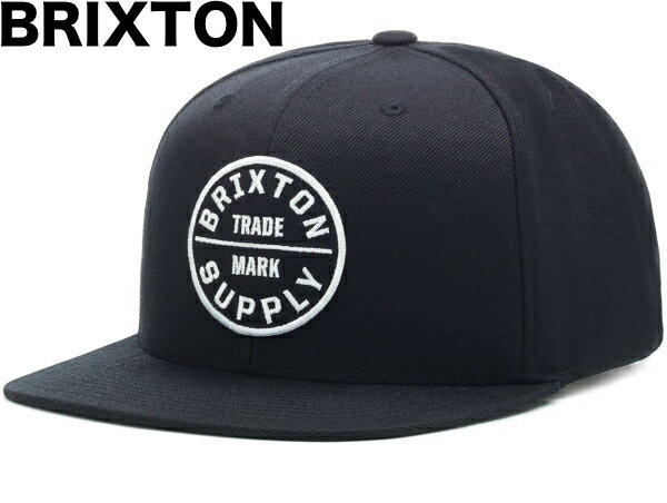 Brixton Oath III Snapback Hat Cap Black Lbv 