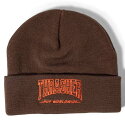 HUF Thrasher Field Crew Beanie Chocolate ӡˡ ̵