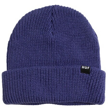 ハフ ニット帽 メンズ HUF Essentials Usual Beanie Navy ビーニー 送料無料