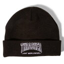 HUF Thrasher Field Crew Beanie Black ビーニー 送料無料