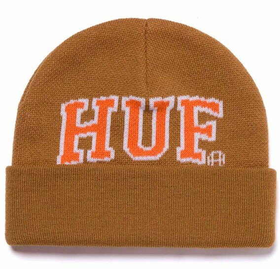 HUF Arch Logo Beanie Chocolate ビーニー 送料無料