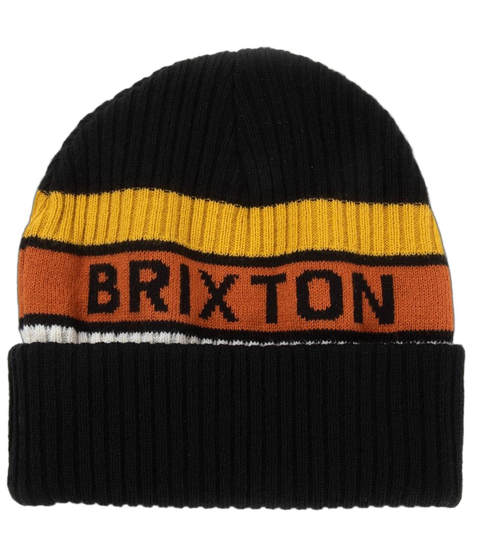 Brixton Rainier Striped Beanie Black ビーニー 送料無料