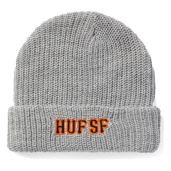 ハフ ニット帽 メンズ HUF Sf Beanie Grey Heather ビーニー 送料無料