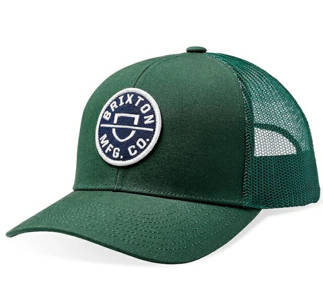 Brixton Crest X Mp Mesh Hat Cap Trekking Green/Trekking Green キャップ 送料無料