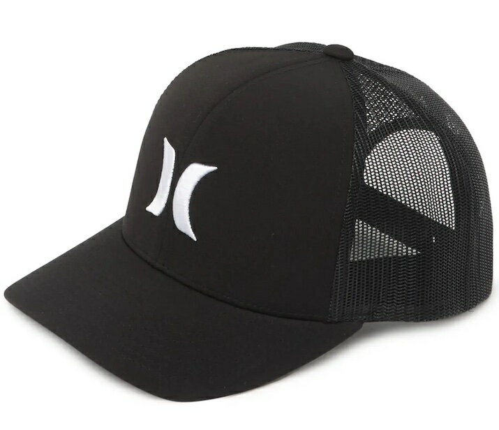 Hurley Del Mar Trucker Hat Cap Black/White キャップ 送料無料
