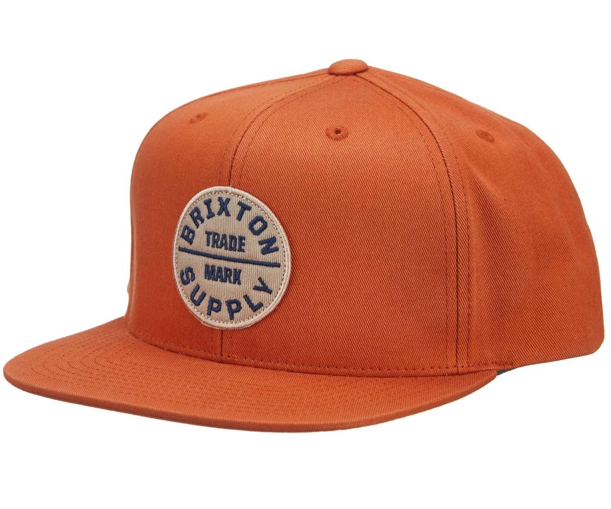 Brixton Oath III Snapback Hat Cap Caramel Lbv 