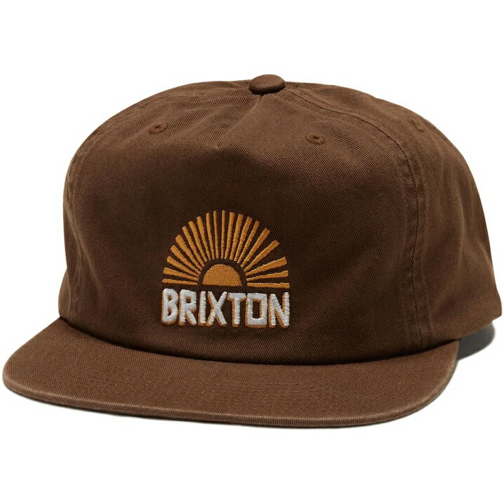 Brixton Sol HP Snapback Hat Cap Brown Sol Wash キャップ 送料無料
