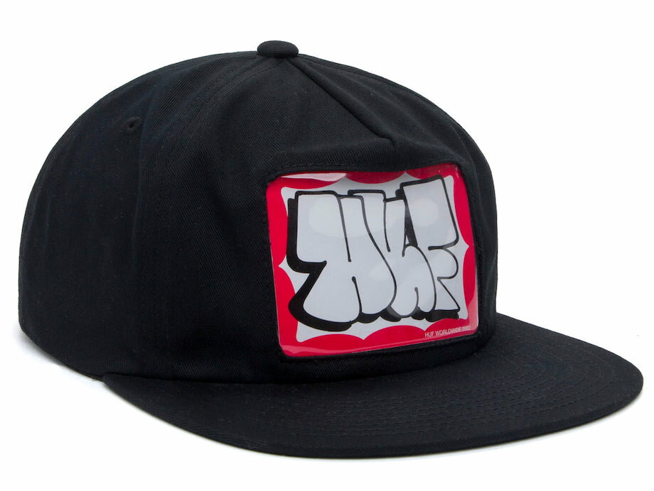 HUF One Window Snapback Hat Cap Black キャップ 送料無料