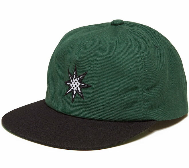 HUF Star Snapback Hat Cap Dark Green Lbv 