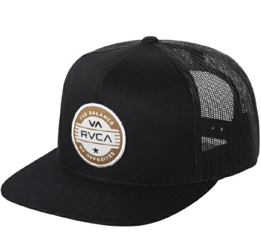 RVCA Interstate Trucker Hat Cap Black Lbv 