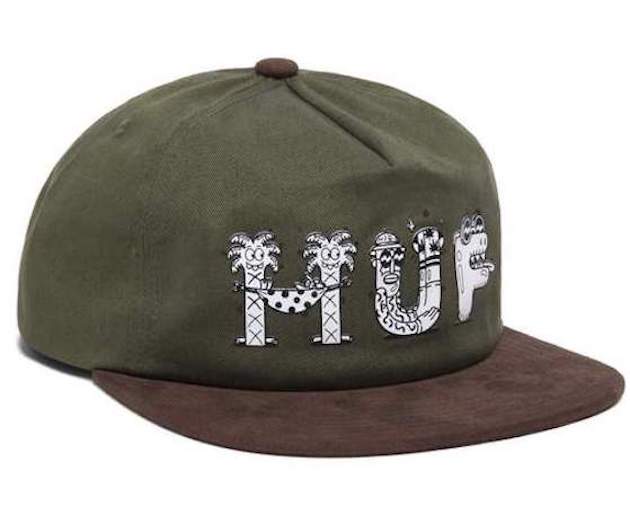 HUF Steven Harrington Snapback Hat Cap Olive Lbv 