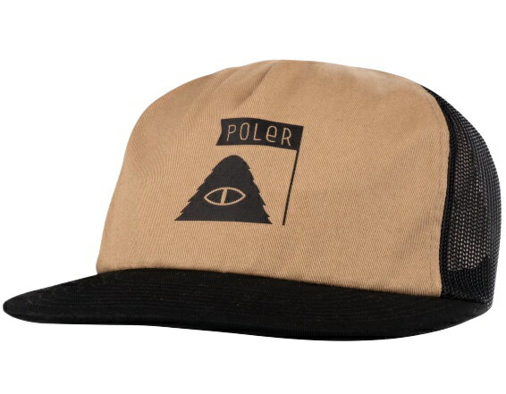 Poler Summit Trucker Hat Cap Black Lbv 