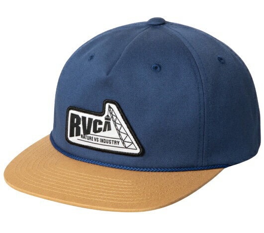 RVCA Magnetic Snapback Hat Cap Dark Navy Lbv 