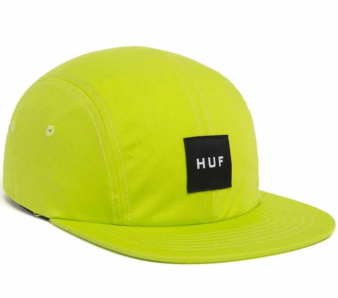 HUF Essentials Box Logo Volley Hat Cap Huf Green Lbv 