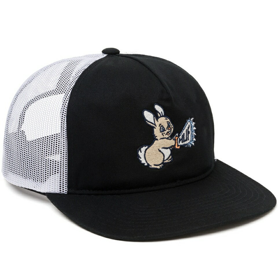 HUF Bad Hare Trucker Hat Cap Black Lbv 